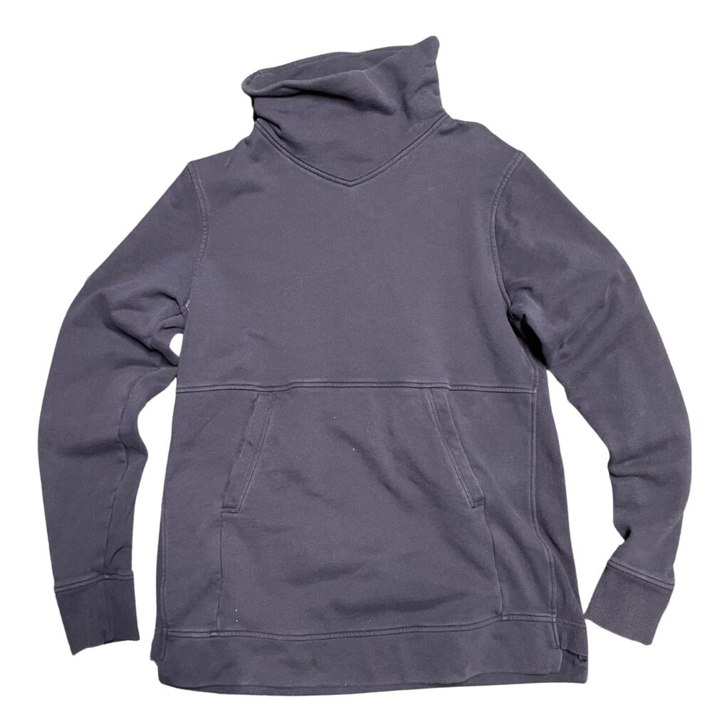 Lululemon Navy Turtleneck Funnelneck Pullover Sweatshirt Womens Size 12